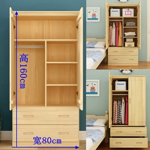 Meubles de chambre à coucher en bois massif de conception moderne armoire personnalisée pour la maison hôtel salon bureau à domicile fonction pliante - Product Image 5