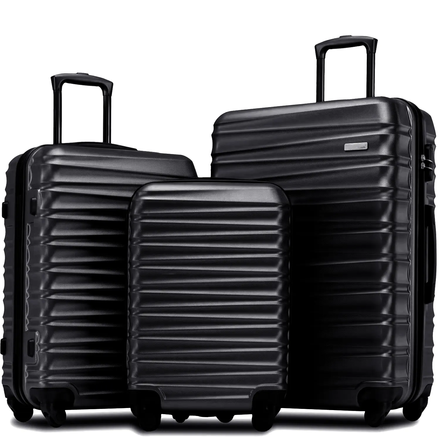 Luggage Sets Multifunctional Luggage Trolley Travelling Bags Suitcase with Silent wheels ABS Hard Case Trolley Suitcase