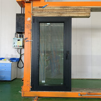 Puertas y Ventanas Modernas de Aleación de Aluminio con Diseño de Doble Bisagra, Función Insonorizante, Vidrio Low-E, Certificación Energy Star, Mosquitera