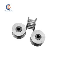 GT2 tensor polea 16/20 dientes de la rueda de diámetro 3/5mm de aluminio dientes 3D impresoras partes