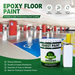 <span class=keywords><strong>Peinture</strong></span> de sol en résine époxy liquide haute dureté résistante aux rayures pour <span class=keywords><strong>garage</strong></span> industriel, atelier, parking - Product Image 1