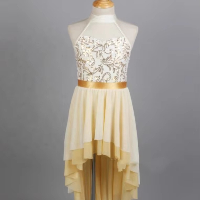 Wholesale Women Lyrical Dance Dresses Outfit Contemporary Stage Dance Dance Costumes Performance Wear Dancewear