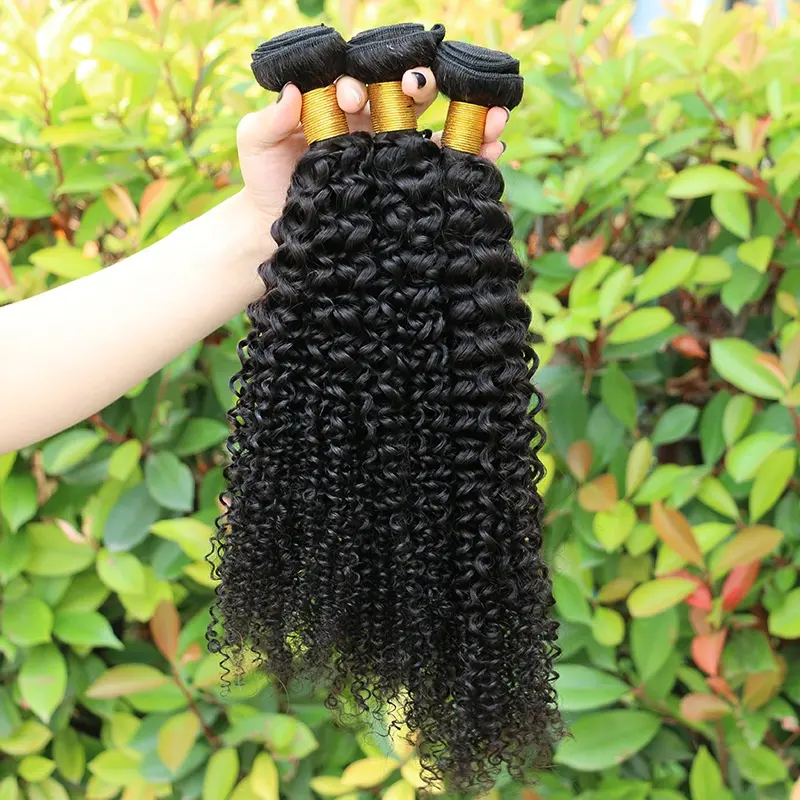 Remy human hair bundles Extension Jerry curly hair receiving Wholesale Brazilian Virgin Hair Wig for Black Cheap good quality