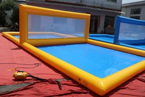 Piscina inflable de agua para exteriores, patio de recreo comercial, piscina de voleibol - Product Image 6