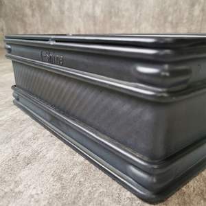 Molde para <span class=keywords><strong>Pan</strong></span> Cuadrado Resistente de 3 Cavidades, de Acero Aluminizado Antiadherente - Product Image 3