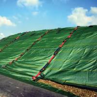 TZTY Pack de 10 sacs silo avec poignée, stabilisés aux UV, coupe-vent, monofilament, HDPE, pour l'agriculture