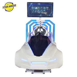 Simulateur de course VR en métal 9D, appareil de conduite en salle, expérience de <span class=keywords><strong>karting</strong></span> automobile pour les centres commerciaux et les aéroports, avec garantie de 2 ans - Product Image 5