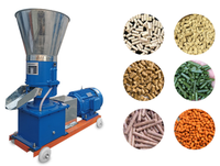 Petite ligne de production complète de granulés d'aliments pour animaux, usine de fabrication d'aliments pour volailles et bétail de 1000 kg/h pour ferme de poulets, porcs, bovins et ovins