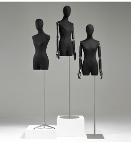 <strong>Plastic</strong> Half Body <strong>Dummy</strong> <strong>Female</strong> Mannequins Without Head - Product Image 4