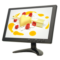 Moniteur LED HD 10,1 pouces, écran large, moniteur d'ordinateur LCD 10,1 pouces avec port HD