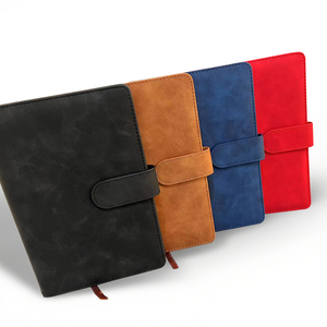 Carnet en cuir PU à rabat magnétique personnalisable, couverture souple durable, tailles personnalisées A5 A6 B5 - Product Image 4