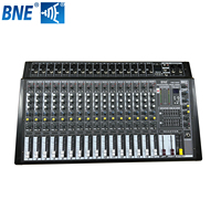 Console de mixage amplifiée 550W*2 avec double égaliseur 7 bandes, USB, Bluetooth intégré, amplificateur haute puissance, 16 canaux audio