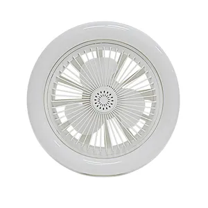 Hot Selling Bedroom Dimmable 3 Wind Speeds Smart Control E27 Led Silent Aromatherapy Celling Fan With Light