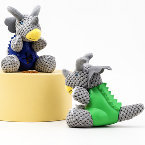 Jouet pour chien <span class=keywords><strong>Triceratops</strong></span>, distributeur <span class=keywords><strong>de</strong></span> friandises, jouet interactif en peluche et caoutchouc pour la distribution <span class=keywords><strong>de</strong></span> nourriture, pour chiens <span class=keywords><strong>de</strong></span> petite et moyenne taille, jouet à mâcher durable en forme <span class=keywords><strong>de</strong></span> dinosaure - Product Image 5