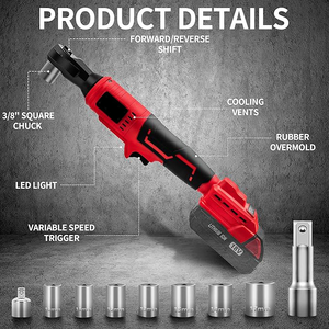 Avvitatore a Impulsi Elettrico Senza Fili 21V con Batteria agli Ioni di Litio, Chiave a Cricchetto Ricaricabile 3/8'' per Uso Industriale e Fai-da-Te - Product Image 4