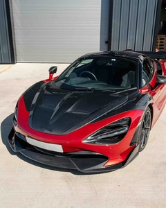 ฝากระโปรงคาร์บอนไฟเบอร์สำหรับ McLaren 720s รุ่น CT-style พร้อมแผ่นกันกระแทกฝากระโปรง - Product Image 6
