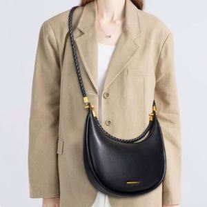Bolsos de Hombro y Bandolera de Cuero PU de Lujo con Diseño de Media Luna Personalizado para Mujer - Product Image 6