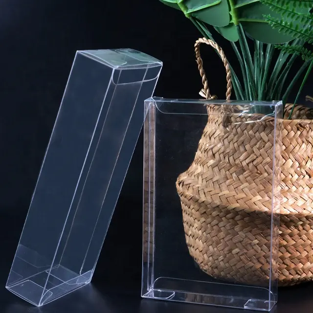 カスタムギフト包装透明PVC PET透明PVC透明プラスチックボックス