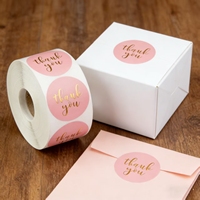 Autocollant adhésif en vinyle acrylique écologique imprimé rond avec logo en feuille d'or personnalisée, étiquette d'emballage cadeau activée par l'eau