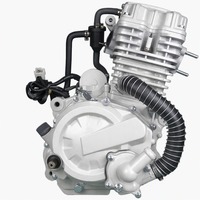 Ensemble Moteur de Tricycle à Refroidissement Liquide Double pour Tricycles Lourds 200cc 250cc 300cc 350cc