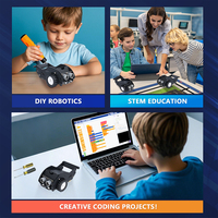 Música controlada por voz Niños Adolescentes ESP32 STEM Proyecto de codificación educativa AI Smart ForArduino Robot Car Kit