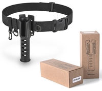 NEWMAJOR Porte-canne à pêche réglable, support de ceinture, pliable, 3 couleurs, pour la pêche à la carpe