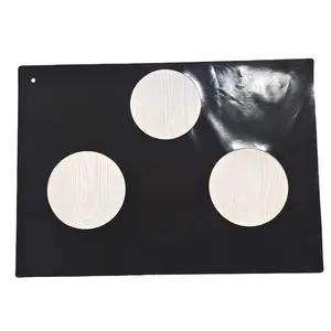 reusable and easy to clean heat resistant gas stove burner covers for 3 burners stove keep your stove clean in kitchen