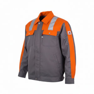 ユニセックスコットン難燃性防水通気性ユニフォームスーツセット視認性安全作業シャツ - Product Image 5