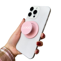 OEM Logo personnalisé couleur aimant rétractable poignée de téléphone conception motif forme support de téléphone pour iPhone pour Magsafe Finger Holder