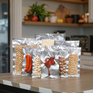 Emballage alimentaire de qualité alimentaire imprimé personnalisé sac sous vide en feuille d'aluminium haute température pochette pour cornue à viande et fruits de mer - Product Image 1
