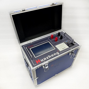 Station de mesure ohmique numérique haute précision Huazheng 50A avec écran tactile, testeur de résistance des enroulements de transformateur de puissance - Product Image 1