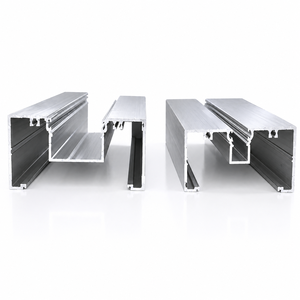 Perfiles de Aluminio Anodizado de la Serie 6000 para Ventanas y Puertas, Extrusiones Industriales de Aluminio para Construcción y Cocina - Product Image 1