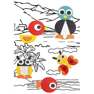 Khối Mô Hình Động Vật Bằng Gỗ Với 20 Thẻ Montessori Trò Chơi Giáo Dục Học Tập Đồ Chơi Cho Trẻ Em Khối Hình Dạng Hình Học - Product Image 6