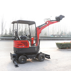 Mini Excavadora de Alta Calidad con Envío Gratuito, 2 Toneladas, 4 Ruedas, Pequeña Excavadora de Orugas, Hidráulica, Nueva Función, Micro Excavadoras - Product Image 6