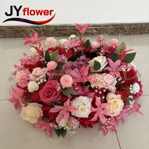 Jy Chất Lượng Cao Màu Tím Nhân Tạo Hoa Hồng Lụ<span class=keywords><strong>a</strong></span> Nhà Máy Bán Buôn Wedding Vòng Hoa Mù<span class=keywords><strong>a</strong></span> Thu Hoa Cho Nhà Giáng Sinh Tốt Nghiệp Phục Sinh - Product Image 3