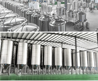 Cuve de fermentation en acier inoxydable HG, cuve de fermentation conique pour le vin, équipement
