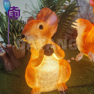 Lumière LED écureuil 3D étanche IP65 personnalisée, grande décoration de paysage extérieur pour les parcs et les cours, éclairage de cour festif - Product Image 4