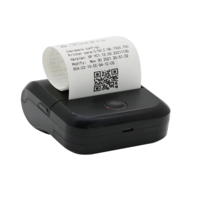 58mm Portable Mini POS Receipt Printer 2inch Mobile Bluetooth Printer for Store Restaurant QJ-58A