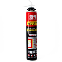 Mousse de polyuréthane pulvérisée à cellules fermées 750 ml, ignifuge, OEM, pour l'isolation thermique et l'emballage de transport en menuiserie