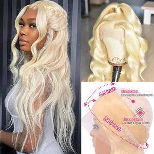 38 40 इंच Glueless पूर्ण फीता मानव बाल विग काले महिलाओं के लिए सबसे अच्छा बेच विक्रेता थोक 360 HD पारदर्शी फीता ललाट Wigs