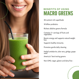 マクログリーンパウダー38野生ソースアロエベラエキス食品ビタミンスーパーフードプロバイオティクス酸化防止剤消化酵素Adaptogen - Product Image 3