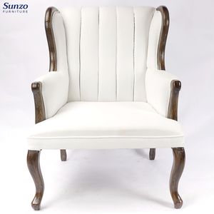 Chaise de salle à manger moderne et luxueuse de style nordique, bois tufté et osier, design français <span class=keywords><strong>Louis</strong></span> <span class=keywords><strong>XV</strong></span> pour la maison, bar, parc et appartement - Product Image 5