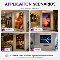 Affichage en tissu rétroéclairé, boîte à lumière LED SEG personnalisée de qualité supérieure avec cadre en alliage d'aluminium pour la promotion de la marque et la publicité dans les centres commerciaux
