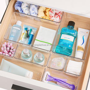 Set di 25 Organizzatori Trasparenti in Plastica per Cassetti, Contenitori Divisori per Cosmetici, Gioielli e Ufficio - Product Image 3