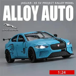 Modellino <span class=keywords><strong>Auto</strong></span> Supersportiva XE SV-PROJECT 8 in <span class=keywords><strong>Scala</strong></span> <span class=keywords><strong>1</strong></span>:<span class=keywords><strong>24</strong></span> in Lega di Zinco Pressofusa con Suoni e Luci, Funzione Pull-Back, Giocattolo da Collezione per Bambini - Product Image 4