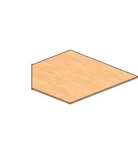 Tavola in legno Sunique 42x42 cm per progetti fai-da-te e artigianato fatto a mano - Product Image 1