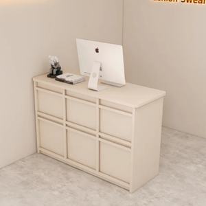 Ensemble de tables de bureau Yu Escritorio, mobilier de bureau, petit bureau moderne, comptoir d'accueil, salon de beauté, caisse enregistreuse - Product Image 3