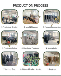 Ingrosso elefante e cascata indiana decorazione fontana interna nuovo stile cinese grande elemento elettrico dell'acqua fortunata da parete in resina - Product Image 5