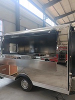 Nouvelle remorque alimentaire remorquable SANSHELL RS280 en acier inoxydable, cuisine mobile multifonctionnelle, chariot de restauration rapide extérieur pour restaurants, résistant à la rouille