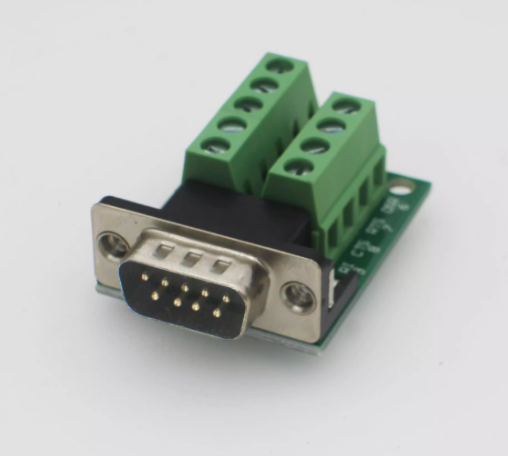 DB9 Welding Free Male and Female RS232/485 Serial Port Adapter Board Nine Pin Adapter Terminal Riveted Male Head Ordinary Model